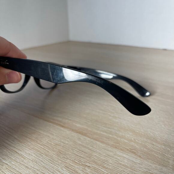 Ray-Ban RB2132 New Wayfarer 901 Sunglasses Black FRAME ONLY 52-18-145 Italy - Picture 7 of 10